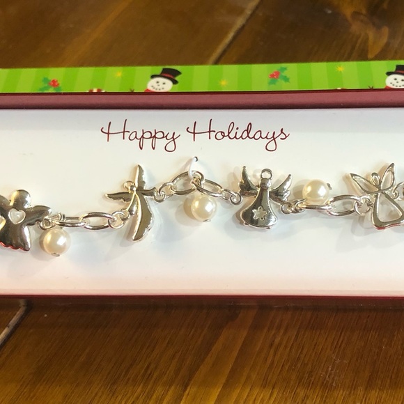 Fashion Holiday Charm Bracelet “Angels” - Picture 1 of 4